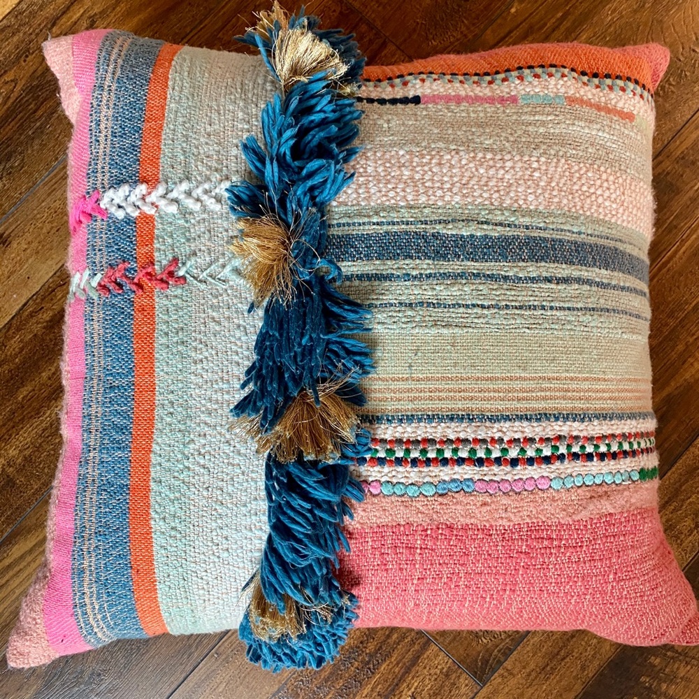 Anthropologie (2) throw pillows.